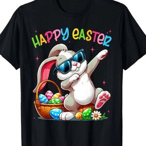 Funny Dabbing Bunny Easter Happy Easter Unisex T-Shirt